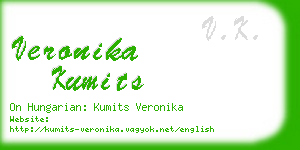 veronika kumits business card